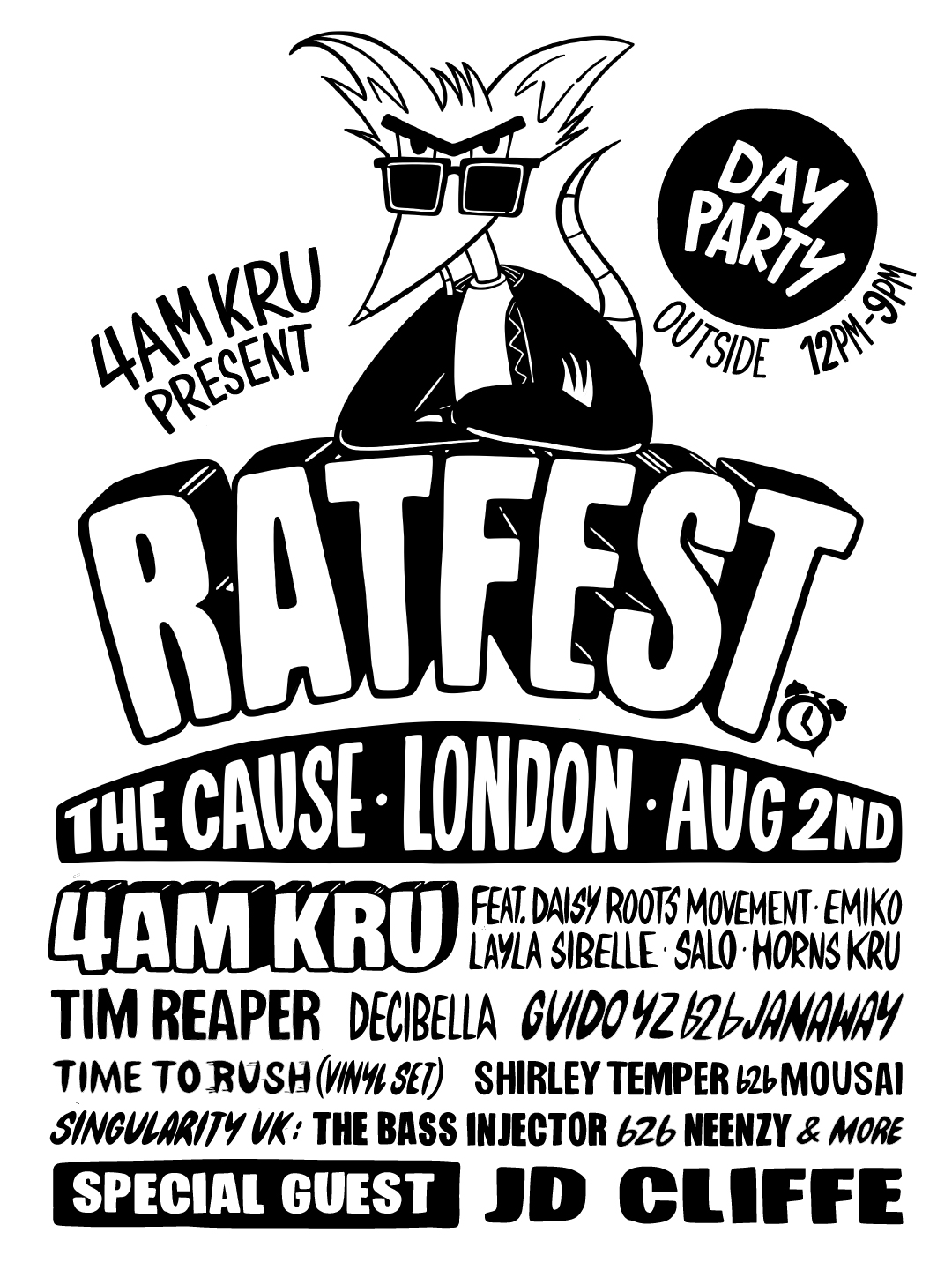 4am Kru present RATFEST