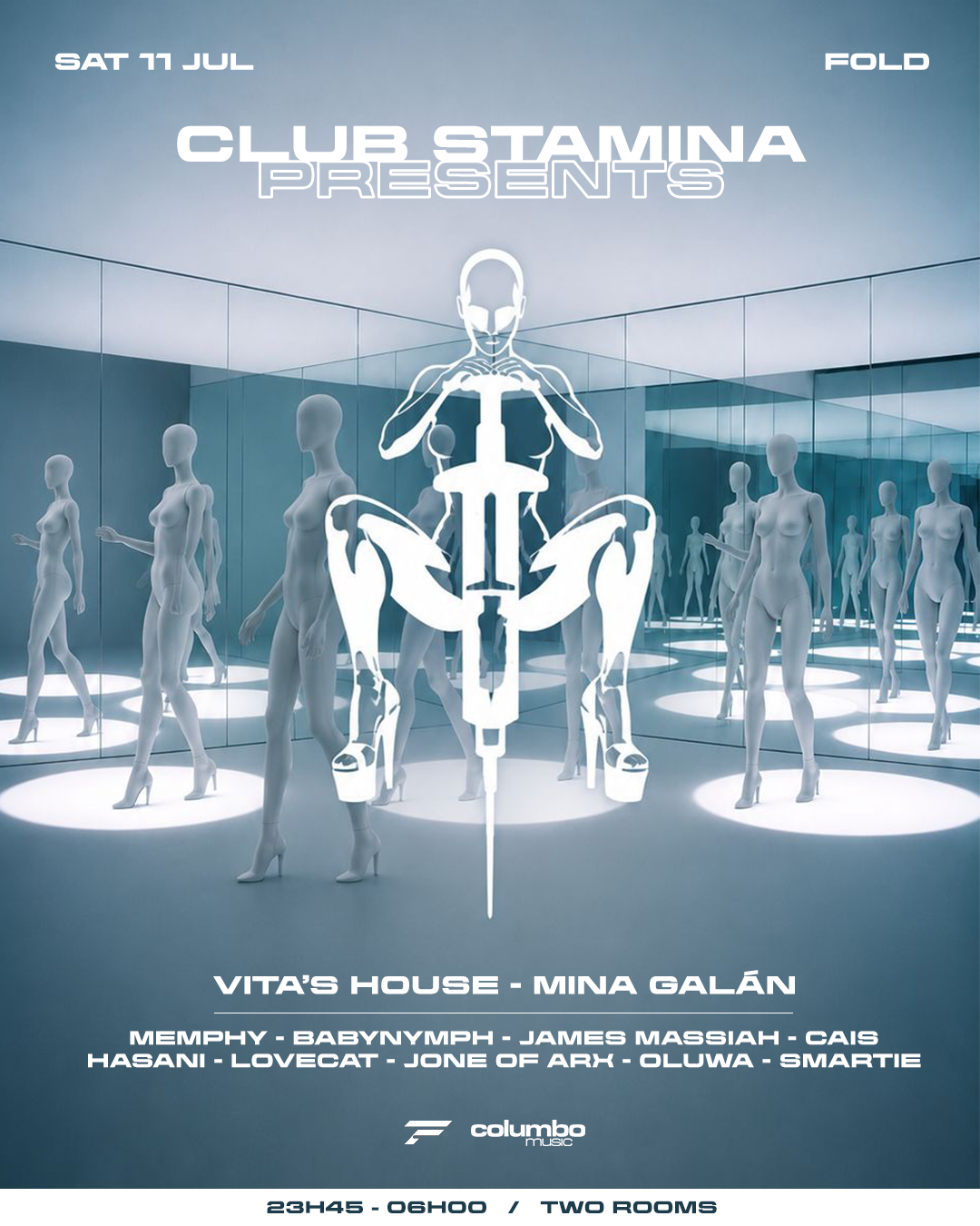 CLUB STAMINA: Mina Galán, Vita's House, Memphy, BABYNYMPH, James Massiah,